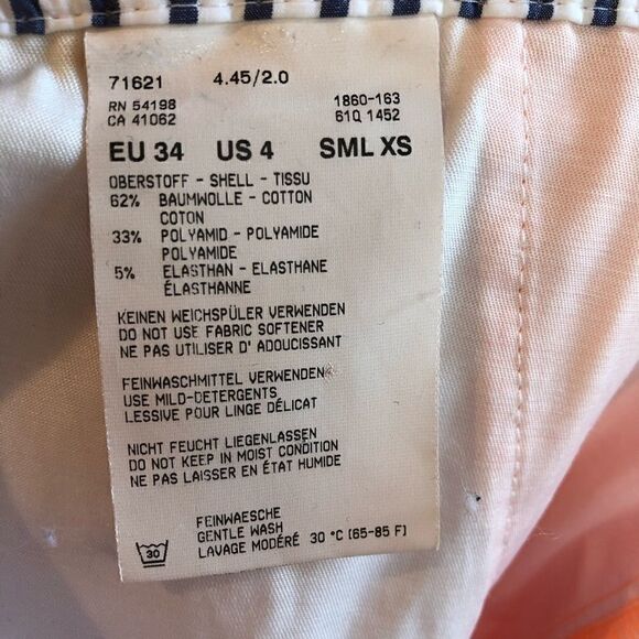 Bogner women’s orange capri pants size 4 - Picture 9 of 10
